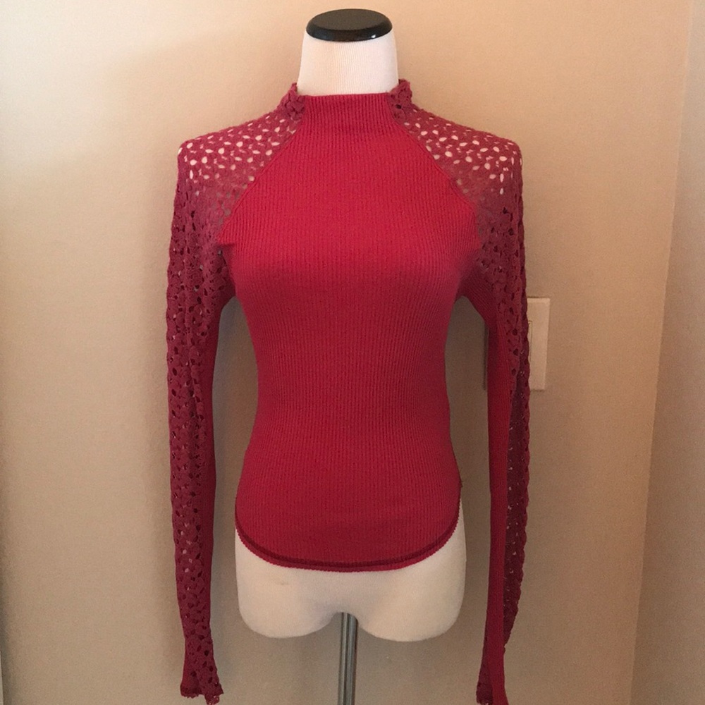 NWT Free people mock turtleneck top.